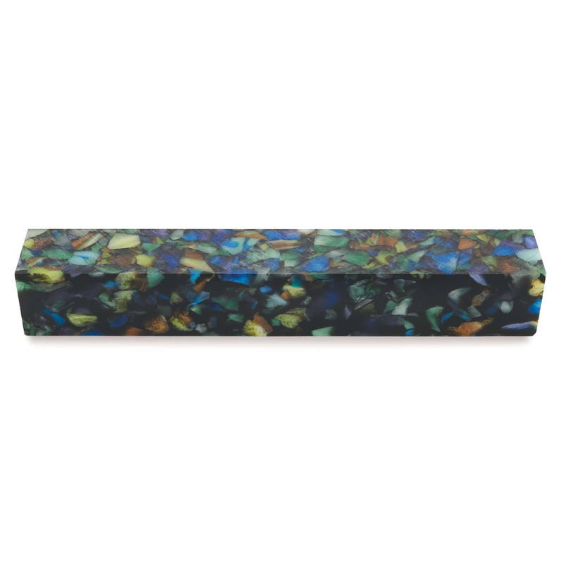 Acrylic Pen Blank - 3/4" x 3/4" x 5" - Color:Abalone Quartz